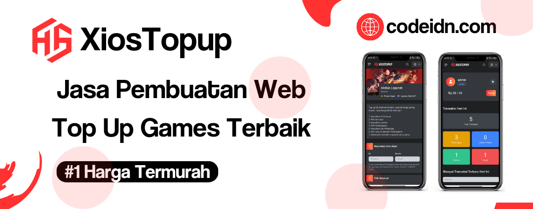 Jasa Pembuatan Web Top Up Game XiosTopup